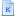 Blue document attribute k icon