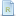 Blue document attribute r icon