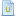 Blue-document-attribute-u icon