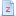 Blue document attribute z icon