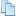 Blue document copy icon