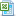 Blue document excel table icon
