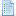 Blue document list icon