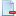 Blue document minus icon