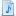 Blue document music icon