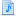 Blue document music playlist icon