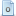 Blue document number 0 icon