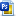 Blue document photoshop image icon