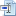 Blue document rename icon