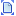 Blue document resize icon