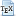 Blue document tex icon