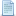 Blue document text icon
