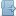 Blue folder export icon