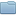 Blue folder horizontal icon