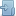 Blue folder import icon