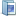 Blue folder open slide icon