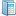 Blue folder open table icon