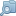 Blue folder search result icon