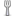 Cutlery fork icon