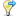 Light bulb arrow icon