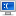 Monitor blue icon