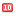 Notification counter 10 icon