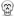 Skull happy icon