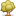 Tree yellow icon