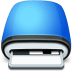 Drive-Floppy-blue icon
