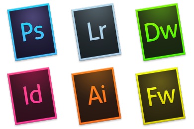 Adobe CC Tilt Rectangle Icons